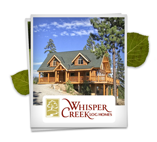Custom log homes and cabins by Whisper Creek Log Homes